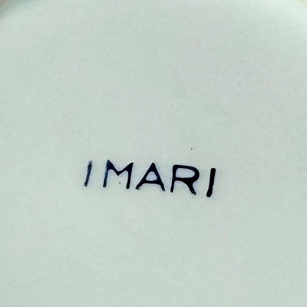 Vintage Imari Dish Japanese Porcelain Floral Plate Gold Detail Coastal‎ Cottage